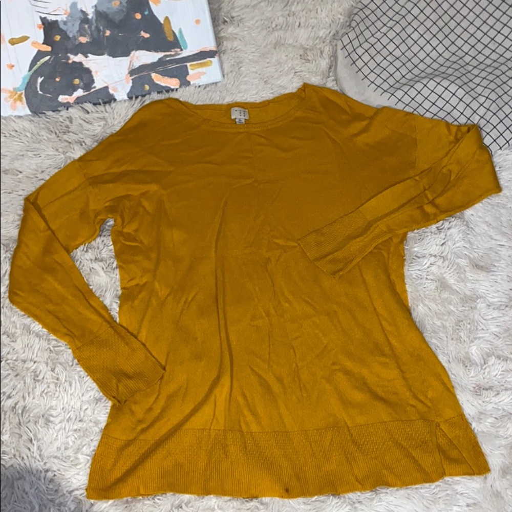 Mustard Yellow Sweater